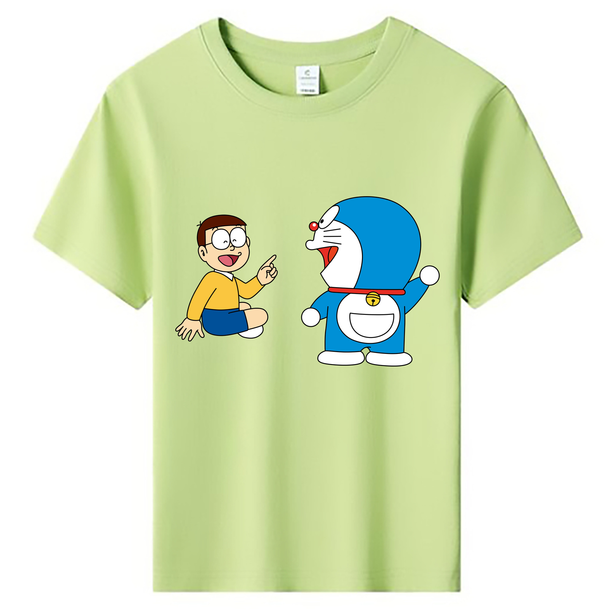 （画像用） ドラえもん Doraemon 綿100％キッズTシャツ（フロントプリント）